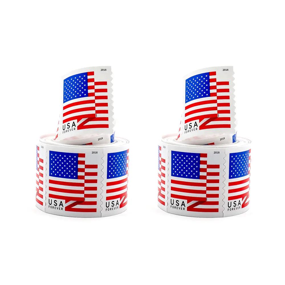 2018 USPS Forever American Flag Stamps Rolls Was $73.00/roll
