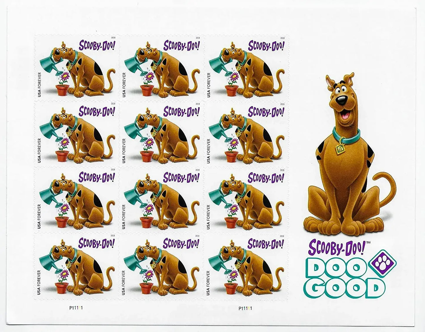 2018 USPS Scooby-Doo! First-Class Forever Stamps 1set=5Sheets  Was $73.00/set