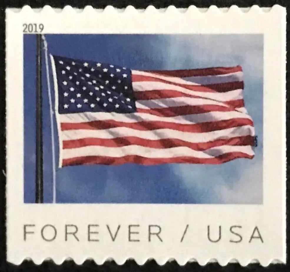 2019 US FLAG 1set=5Sheets  Was $73.00/set