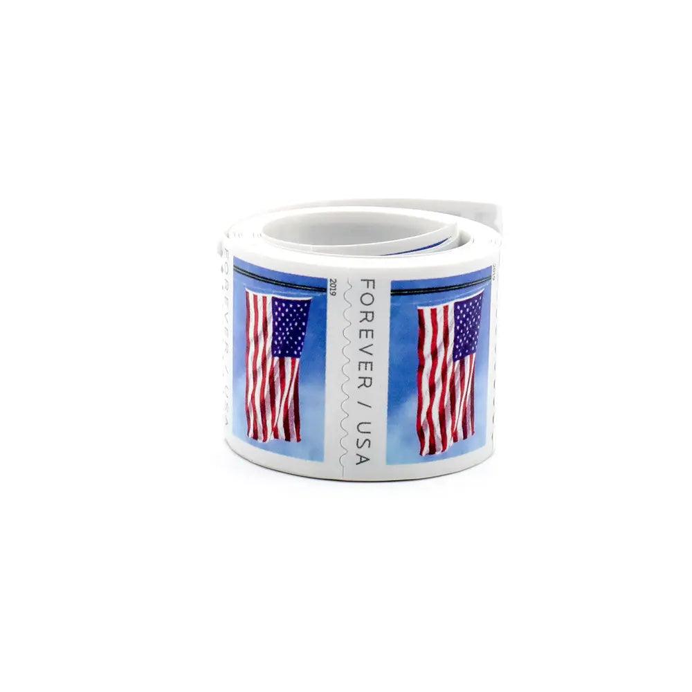 2019 USPS Flag Forever First Class Postage Stamps Was $73.00/roll