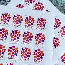 2019 USPS Hearts Blossom Love Forever Stamps 1set=5Sheets  Was $73.00/set
