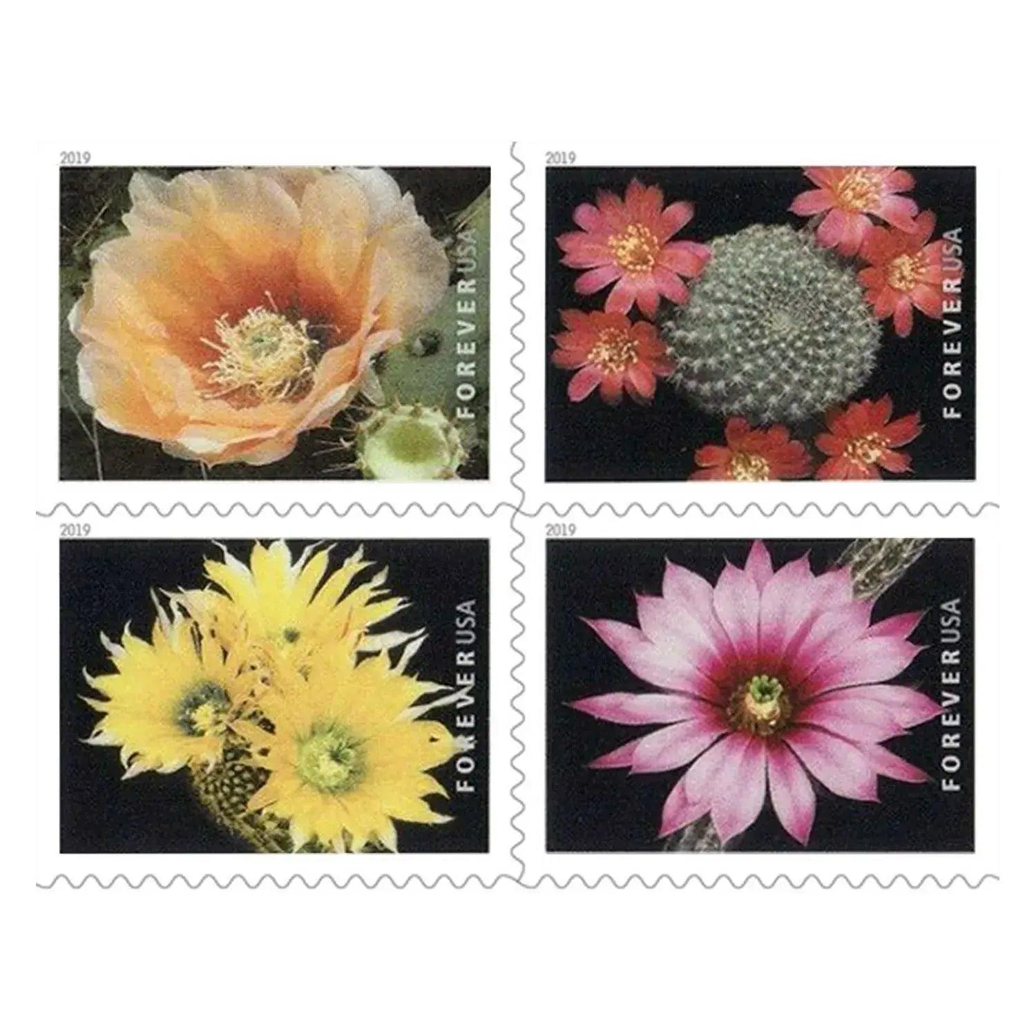 2019 USPS Cactus Flowers Forever First Class Postage Stamps 1set=5Sheets  Was $73.00/set