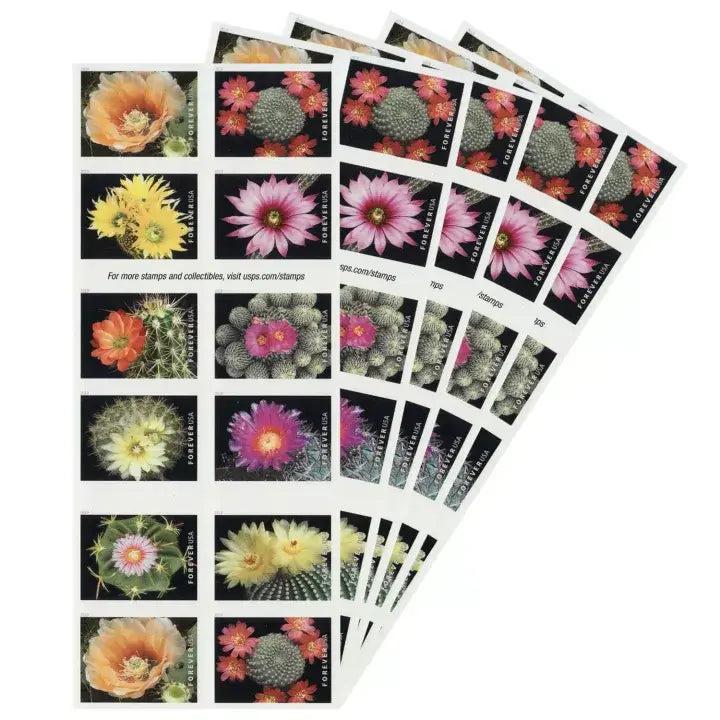 2019 USPS Cactus Flowers Forever First Class Postage Stamps 1set=5Sheets  Was $73.00/set