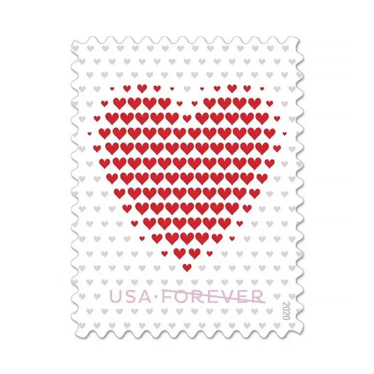 2020 USPS Made Of Hearts Forever Stamps 1set=5Sheets  Was $73.00/set