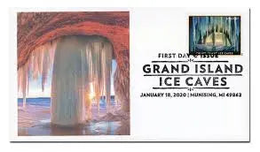 2020 US Grand Island Ice Caves Stamps 1set=5Sheets  Was $73.00/set