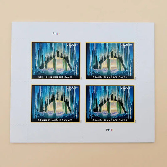 2020 US Grand Island Ice Caves Stamps 1set=5Sheets  Was $73.00/set