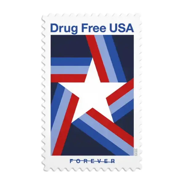 2020 USPS Drug Free USA First-Class Forever Stamps 1set=5Sheets  Was $73.00/set