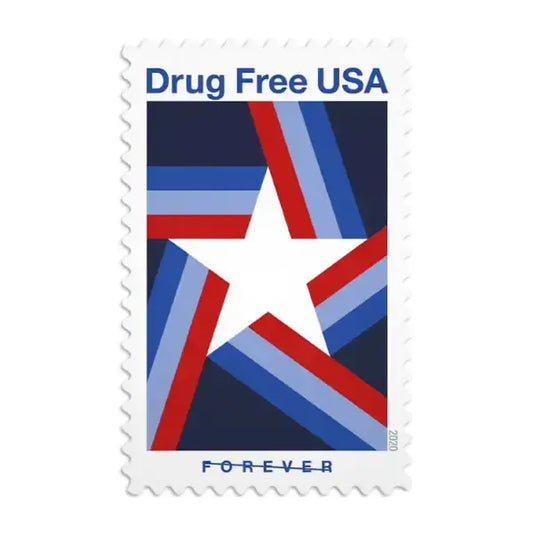 2020 USPS Drug Free USA First-Class Forever Stamps 1set=5Sheets  Was $73.00/set