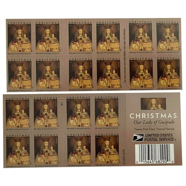 2020 USPS Our Lady of Guapulo Forever Postage Stamps 1set=5Sheets  Was $73.00/set