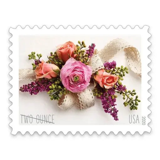 2020 USPS Garden Corsage Wedding Postage Stamps 1set=5Sheets  Was $73.00/set