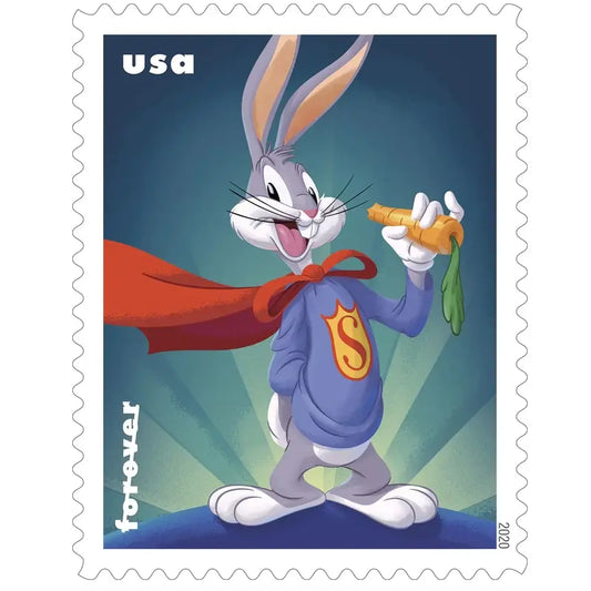 2020 USPS Bugs Bunny Forever Postage Stamps 1set=5Sheets  Was $73.00/set
