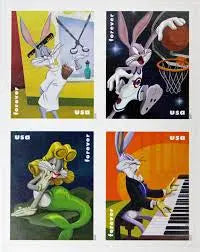 2020 USPS Bugs Bunny Forever Postage Stamps 1set=5Sheets  Was $73.00/set