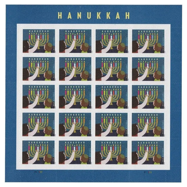 2020 USPS Hanukkah Forever Postage Stamps 1set=5Sheets  Was $73.00/set