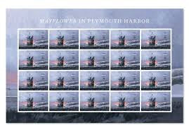 2020 First-Class Forever Stamp - Mayflower in Plymouth Harbor(Sheets  of 20) 1set=5Sheets  Was $73.00/set