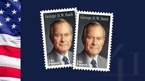 2019 Postal Service reveals stamp honoring George H.W. Bush 1set=5Sheets  Was $73.00/set