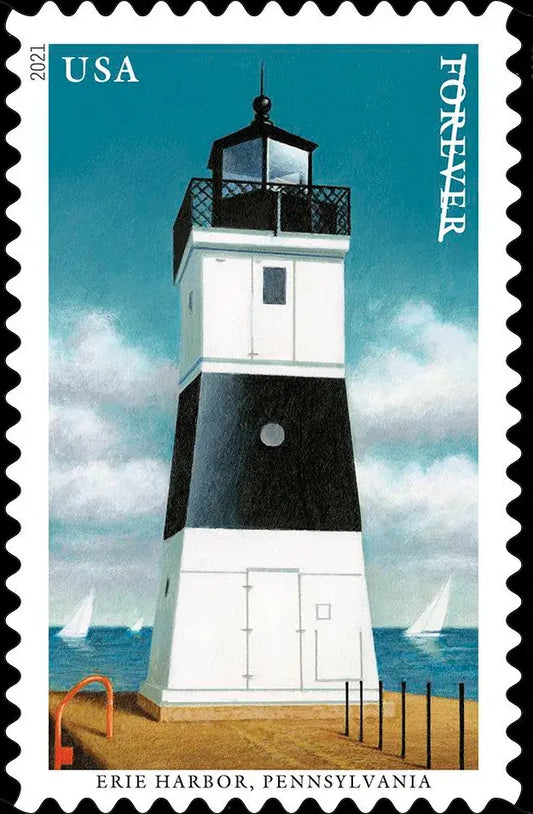 2021 USPS Mid Atlantic Lighthouses Forever Postage Stamps 1set=5Sheets  Was $73.00/set