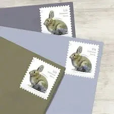 2021 Brush Rabbit Additional Ounce Forever Postage Stamps 1set=5Sheets  Was $73.00/set