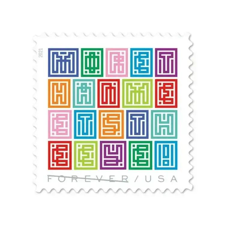 2021 USPS Mystery Message Forever Postage Stamps 1set=5Sheets  Was $73.00/set