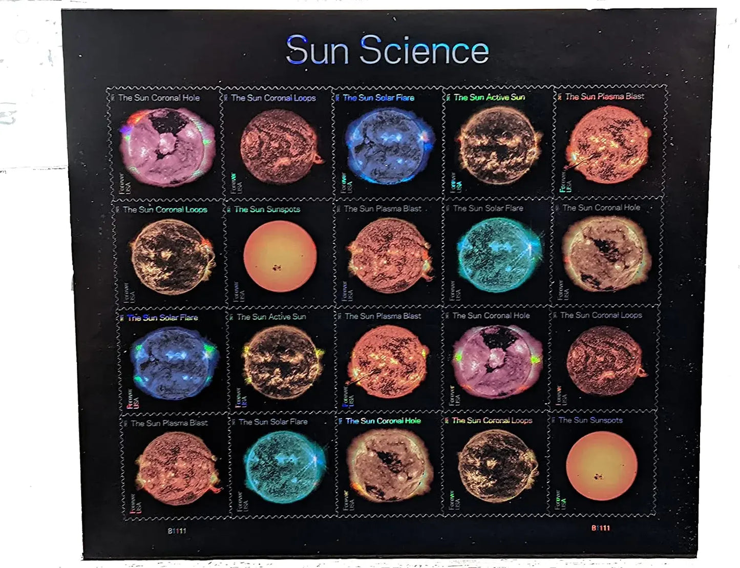 2021 Sun Science Forever Postage Stamps 1set=5Sheets  Was $73.00/set