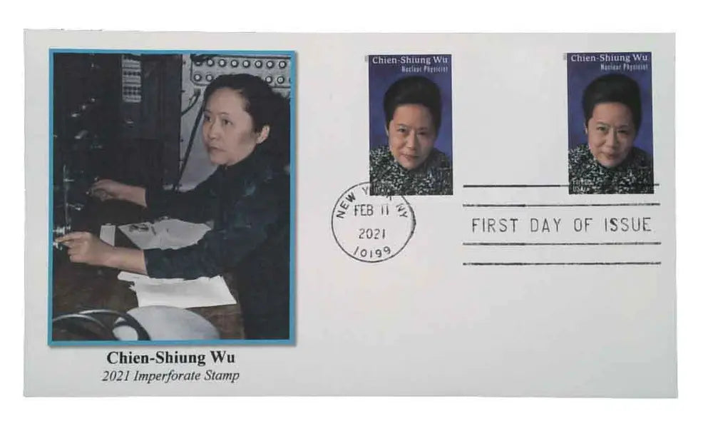 2021 First-Class Forever Stamp - Imperforate Chien-Shiung Wu 1set=5Sheets  Was $73.00/set