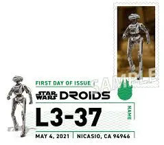 2021 USPS Star Wars Droids Forever Postage Stamps 1set=5Sheets  Was $73.00/set