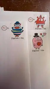 USPS 2021 Message Monsters Forever First Class Postage Stamps 1set=5Sheets  Was $73.00/set