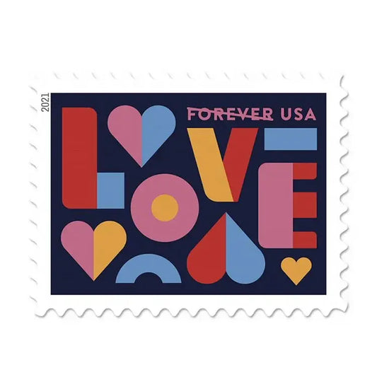 2021 USPS Love Forever Stamps 1set=5Sheets  Was $73.00/set
