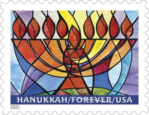 2022 USPS Hanukkah Postage Stamps 1set=5Sheets  Was $73.00/set