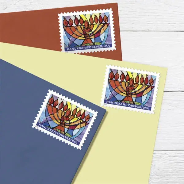 2022 USPS Hanukkah Postage Stamps 1set=5Sheets  Was $73.00/set