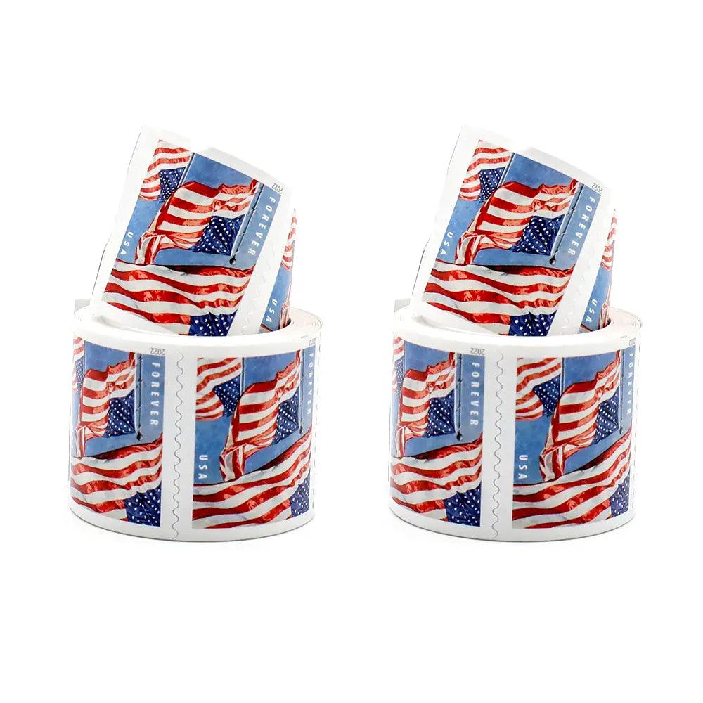 2022 USPS Forever American Flag Stamps Rolls Was $73.00/roll