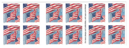 USPS U.S Flag 2022 Forever Stamps 1set=5Sheets  Was $73.00/set