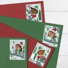 2022 USPS Holiday Elves Forever Postage Stamps 1set=5Sheets  Was $73.00/set