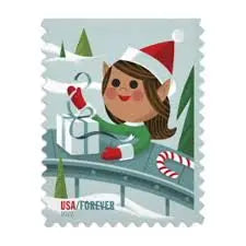 2022 USPS Holiday Elves Forever Postage Stamps 1set=5Sheets  Was $73.00/set
