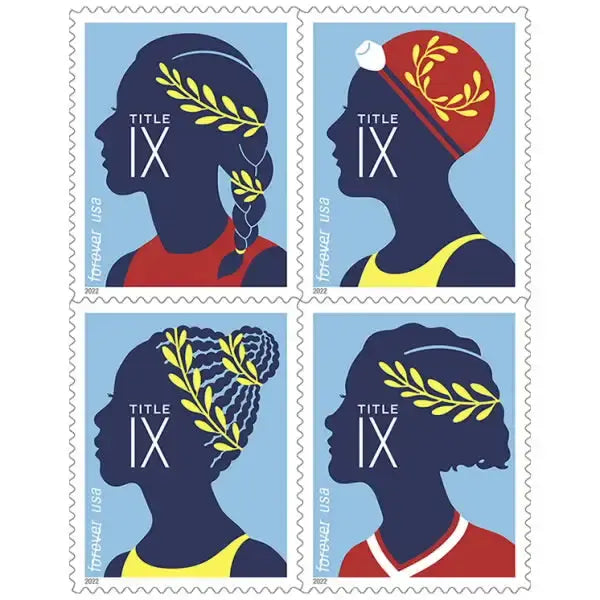 2022 USPS Title IX Forever Postage Stamps 1set=5Sheets  Was $73.00/set