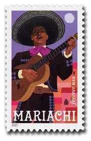 2022 USPS Mariachi Stamps 1set=5Sheets  Was $73.00/set