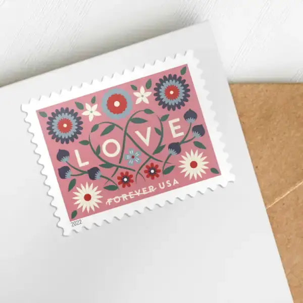 2022 Love Forever Stamps 1set=5Sheets  Was $73.00/set