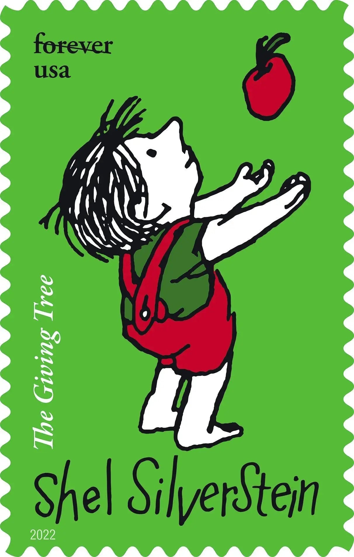 2022 USPS Shel Silverstein Stamps 1set=5Sheets  Was $73.00/set