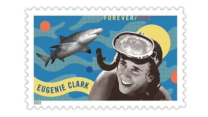 2022 USPS Eugenie Clark Postage Stamps 1set=5Sheets  Was $73.00/set