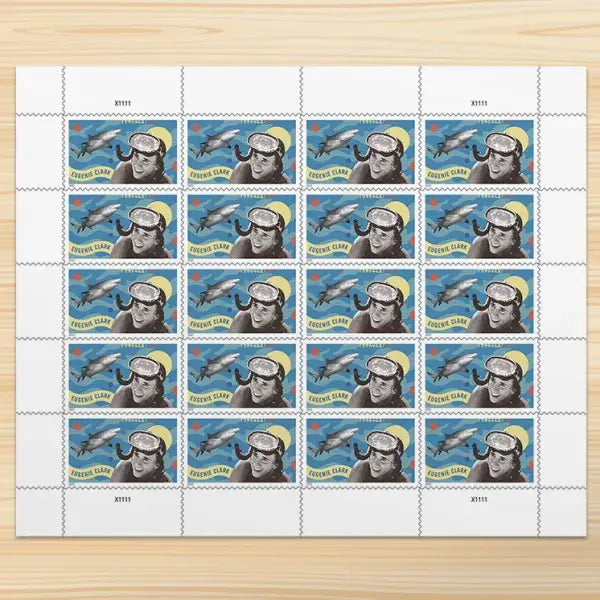 2022 USPS Eugenie Clark Postage Stamps 1set=5Sheets  Was $73.00/set