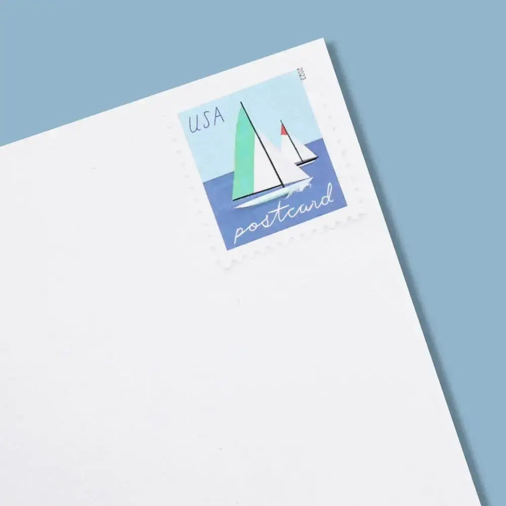 2023 US Sailboats Postcard Forever First-Class Postage Stamps 1set=5Sheets  Was $73.00/set