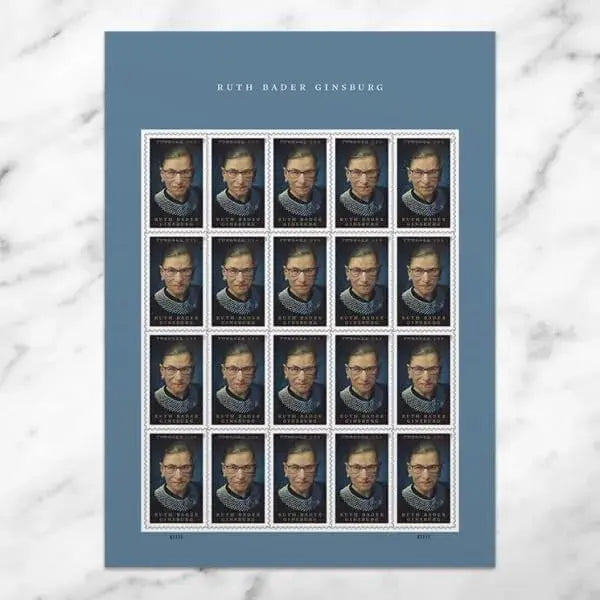 2023 Postage Stamps for Ruth Bader Ginsburg 1set=5Sheets  Was $73.00/set