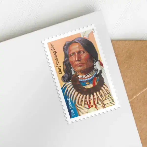 2023 US Chief Standing Bear Stamps 1set=5Sheets  Was $73.00/set