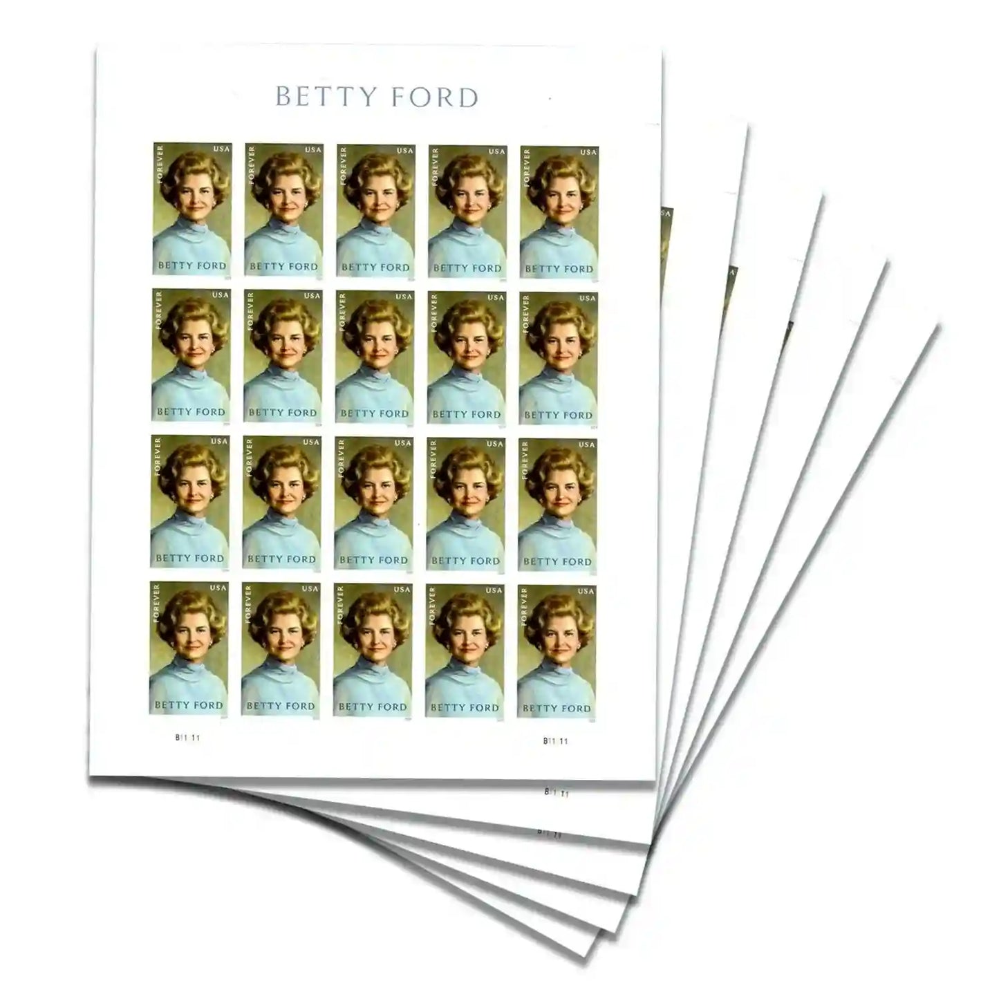 2024 U.S Forever Stamps - Betty Ford 1set=5Sheets  Was $73.00/set