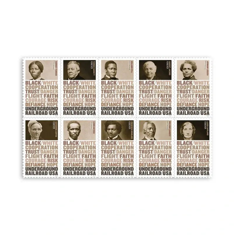 2024 Stamps - The Underground Railroad 1set=5Sheets  Was $73.00/set