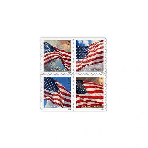2024 USPS Forever American Flag Stamps Rolls Was $73.00/roll