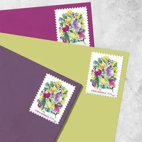 2024 USPS Wedding Blooms Forever Stamps 1set=5Sheets  Was $73.00/set