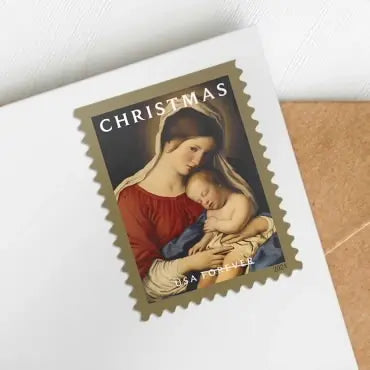 2024 usps Christmas Madonna and Child Forever Stamps Sheets of 20 1set=5Sheets  Was $73.00/set