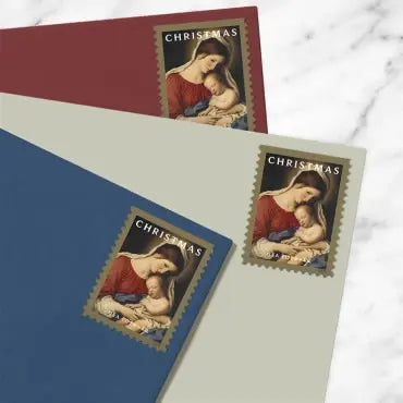 2024 usps Christmas Madonna and Child Forever Stamps Sheets of 20 1set=5Sheets  Was $73.00/set