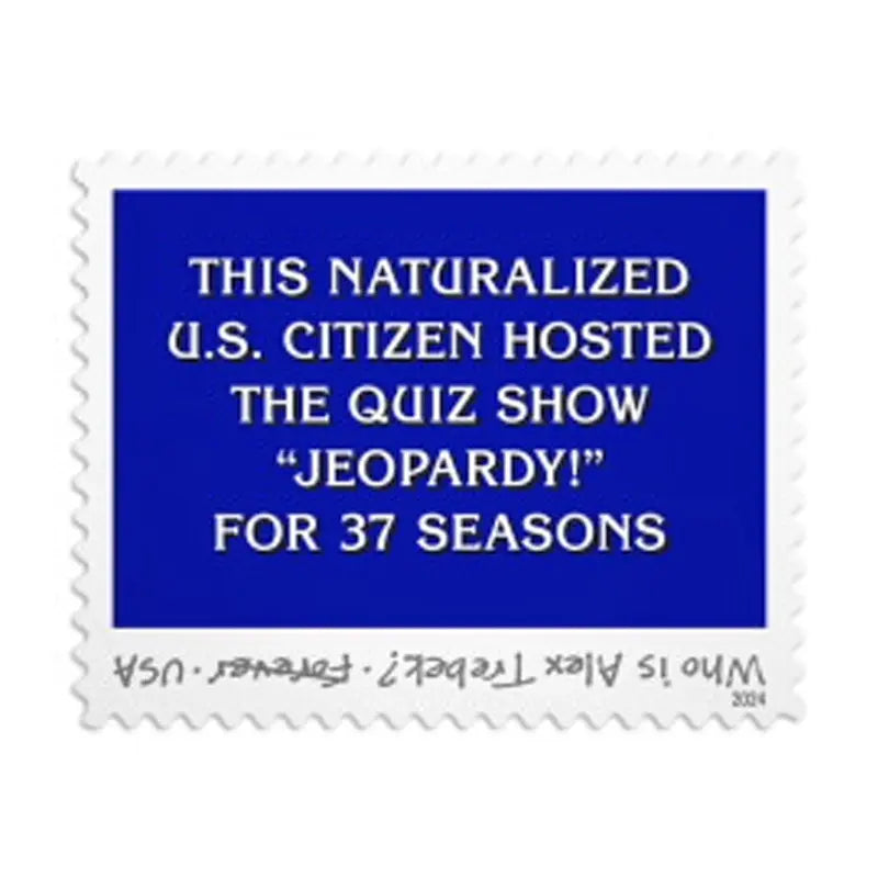 2024 US Alex Trebek Forever Stamps, Sheet of 20 1set=5Sheets  Was $73.00/set