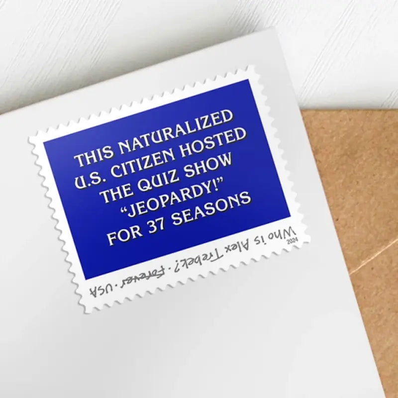 2024 US Alex Trebek Forever Stamps, Sheet of 20 1set=5Sheets  Was $73.00/set